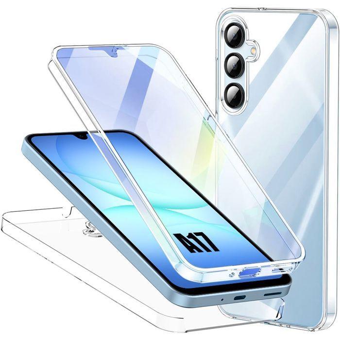 Coque de Protection - BOOLING - Samsung Galaxy A17 4G/5G - Silicone Souple - PC Rigide - Transparente