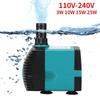 3W 10W 15W 25W 110V-240V Fish Tank Water Fountain Pump Filter Ultra-Quiet Submersible Fish Pond Aquarium Water Pump