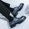 Zapatos Oxford de Moda para Hombre con Cordones Negros de Suela Gruesa Resistentes al Desgaste Negocios Marca Zapatos Formales para Hombre Zapatos Sociales de Lujo