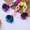 Pet Bird Bell String Chain Parrot Bite Zabawka do żucia Wisząca dekoracja klatki
