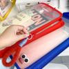 High-capacity A4 Zipper File Bag PP File Folder Bags Cute Stationery Holder