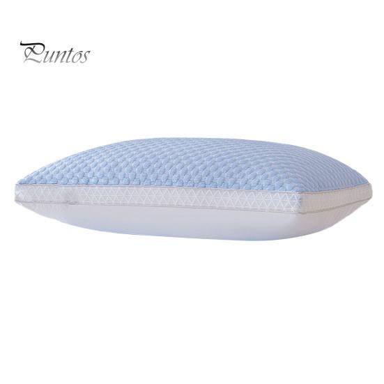 Летняя прохладная подушка моющаяся 3D-текстурная подушка с сетчатой каймой дышащая охлаждающая подушка для глубокого сна дома спальни общежития синий 1375₽