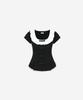 NEWALRIN Bebe Ribbon Frill Blouse(3Colors)