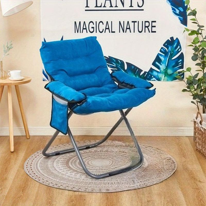 

Бытовое Одноместное Кресло-Диван, Кресло-Диван для Отдыха во Дворе, Уличное Кресло со Спинкой - Складное, Регулируемая Спинка синий