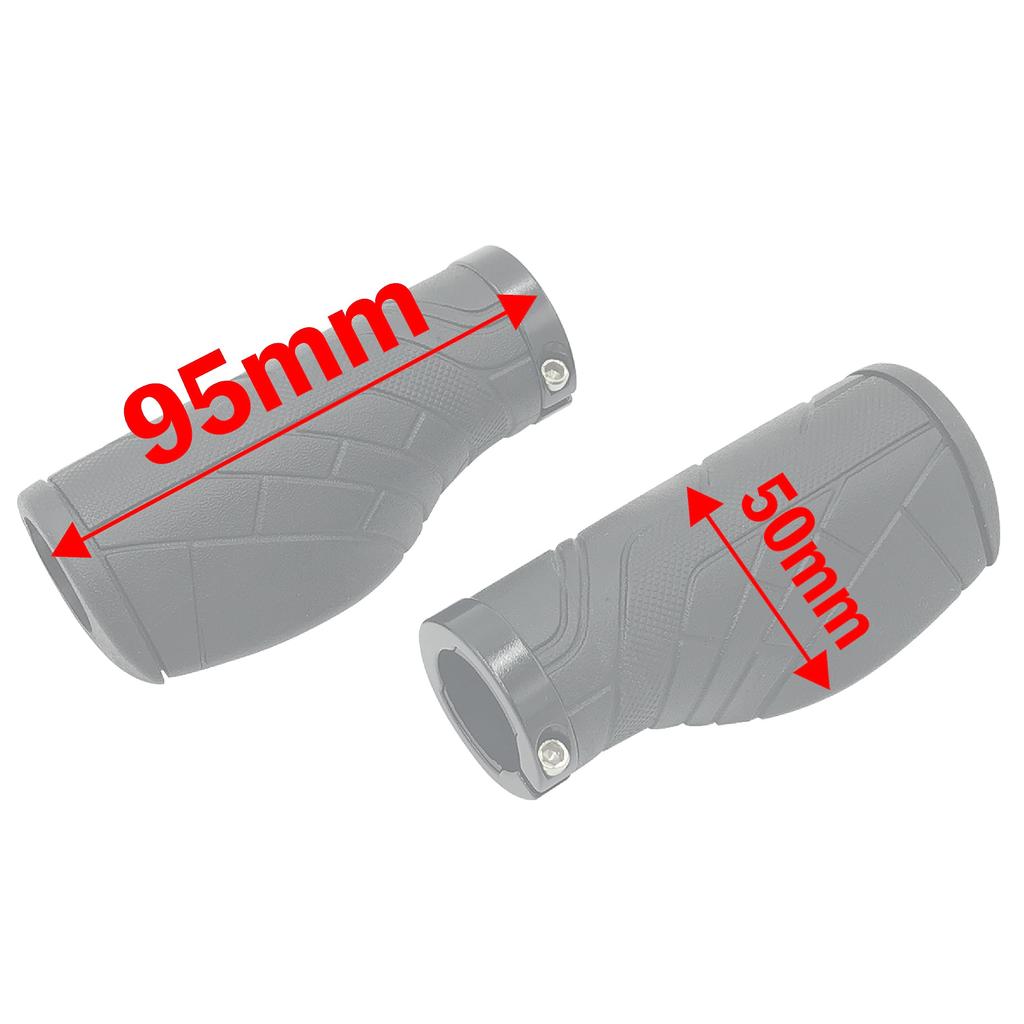 Noguchi Grips [NGS-005] Half 95mm x Half 95mm, Left and Right Set, Dark Brown, Small
