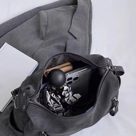 WTEMPO Faux Leather Women’s Top-Handle Bags Large Capacity Travel Handbags Crossbody Bags Brand Design Shopping Totes Single Shoulder Bags