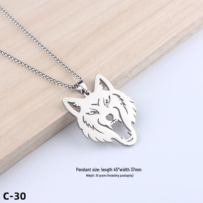 Colier Unisex cu Pandantiv Cruce Stil Hip-Hop - Accesoriu Bijuterie din Oțel Inoxidabil