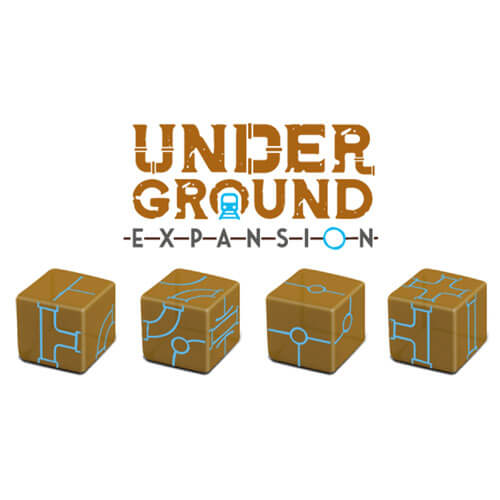 Railroad Ink Challenge Dice Expansion Pack (Underground)