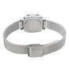 [Casio] LA670WEM-7 Women's Digital Watch - Silver Mesh Band