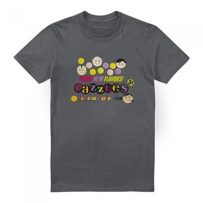 Dubble Bubble Unisex Adult Razzles Retro Box T-Shirt