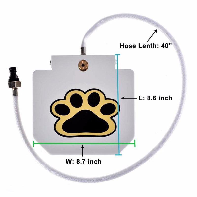 Cute Cartoon Pet Dog Cat Water Fountain Stamp On Type Automatic Drinker