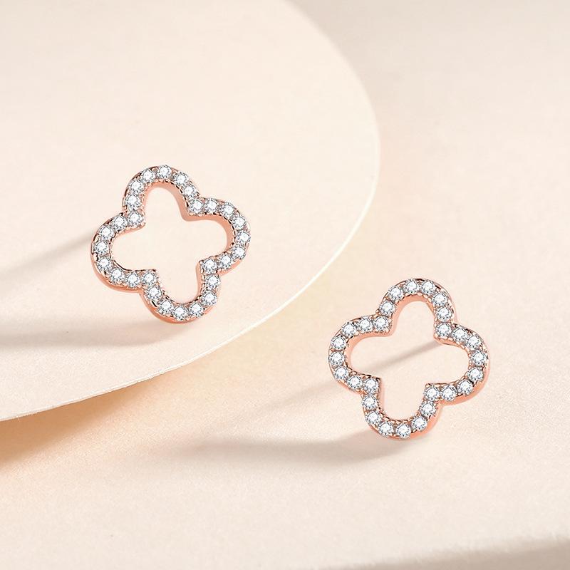 

Танциз стерлингового серебра 925 пробы циркон серьги серьги-капли для женщин подарки на свадьбу розового золота