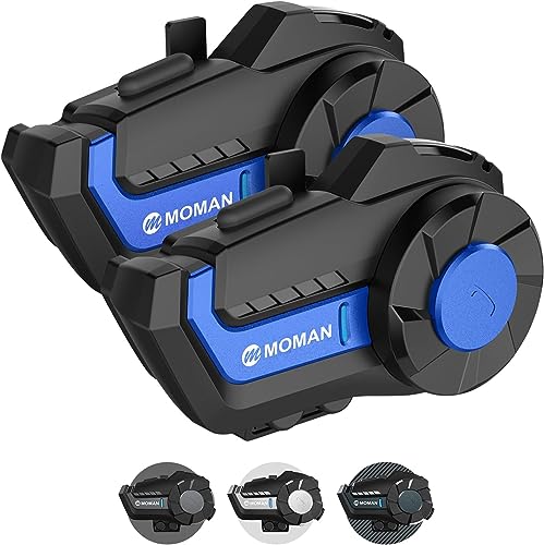 

Motorcycle Incom, Moman H2 Pro, Set of 2, 1,000 m Communication Range, 2 People 2 pieces синий