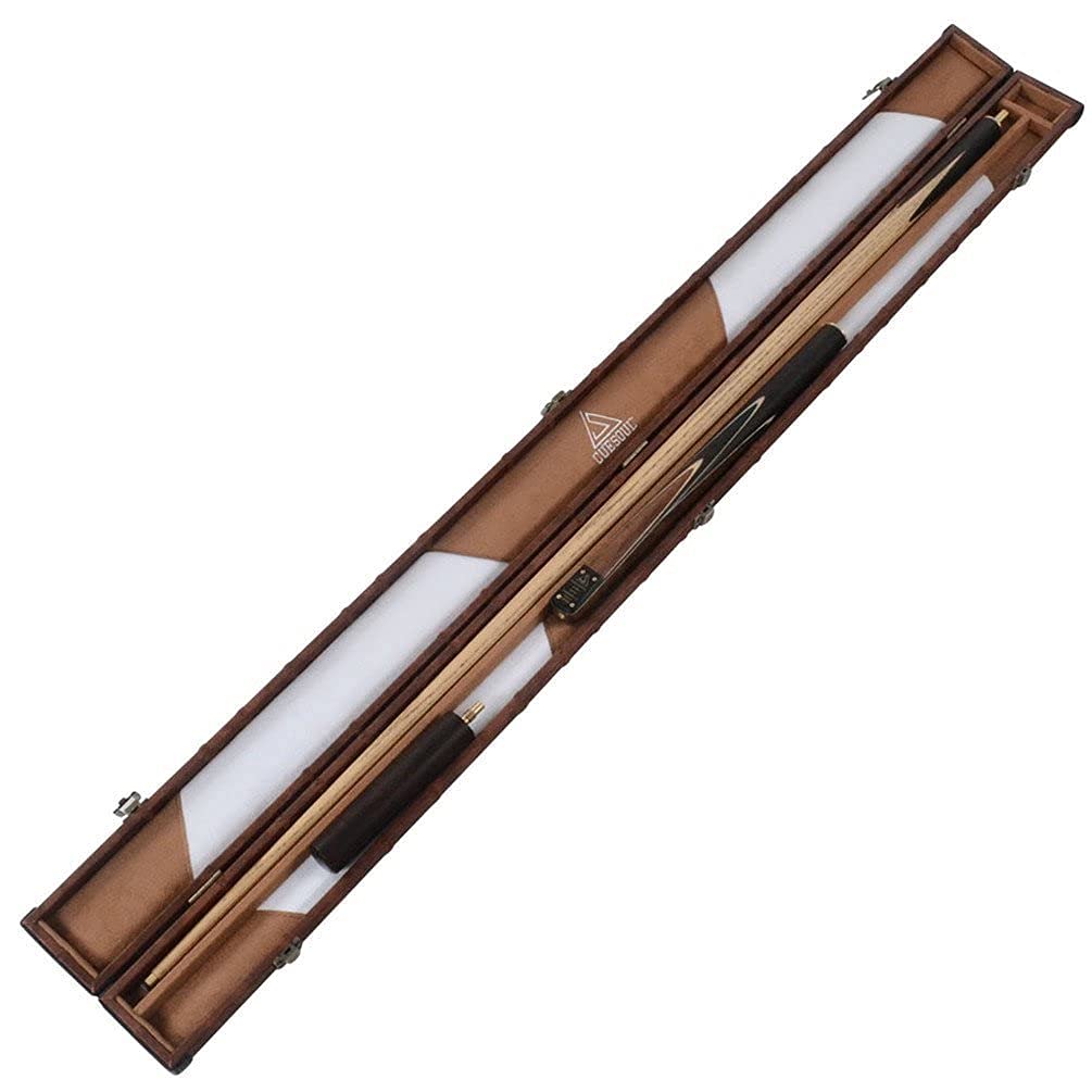 Cuesoul 57", Rosewood, Handmade 3/4 Piece Snooker Cue Set with Cue Case and Cue Extension (CSSC008)
