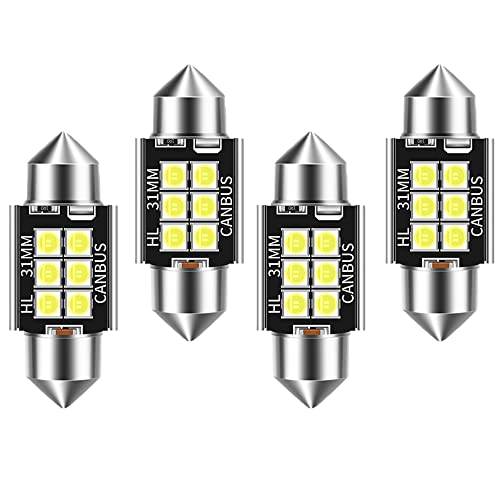 

NIKKONE T10 x 31 LED 31мм Встроенный обманка CANBUS Сверхмощная изготовленная на заказ спецификация силовой цепи! 12В 24В совместимый светодиод типа 3030 для автомобиля