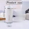1PC Vacuum Insulated Coffee Travel Cup, Leak-proof Double-layer Stainless Steel Reusable Thermos Cup