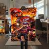 Super Mario Cartoon printing Flannel Blanket Bedroom Sofa Camping Warm blanket Gifts for family and friends-MJ002