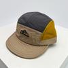 New Unisex Flat Eave Letter Mountain Embroidery Baseball Hats Breathable Color Block Sunshade Quick Drying Peaked Caps Versatile