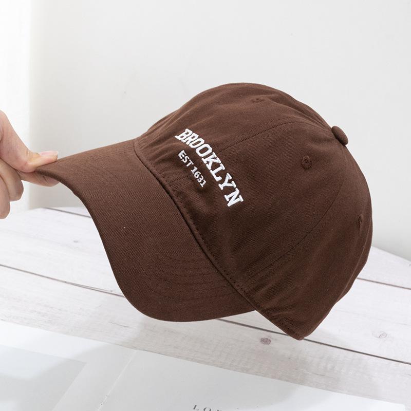 

Мягкая хлопковая кепка-утконос в стиле унисекс для мужчин и женщин, бейсболка с вышитыми буквами в стиле ретро, шляпа от солнца One size кофейный