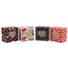 WTEMPO Foldable DIY Valentine's Day Heart-shaped Design Clear Window Gift Boxes Festive Party Mini Gifts Universal Packaging Paper Boxes