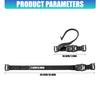 2lots Durability Travel Strap with Quickly Release Buckles Luggage Connectors Belt for Hiking Bags and Luggage Securing