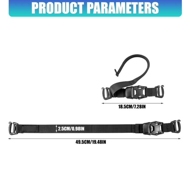 2lots Durability Travel Strap with Quickly Release Buckles Luggage Connectors Belt for Hiking Bags and Luggage Securing