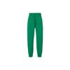 Nike Solid Color Letter Logo Print Drawstring Cuffed Oversized High Waist Fleece Knit Sports Casual Pants Women bottoms Green DQ5888-365
