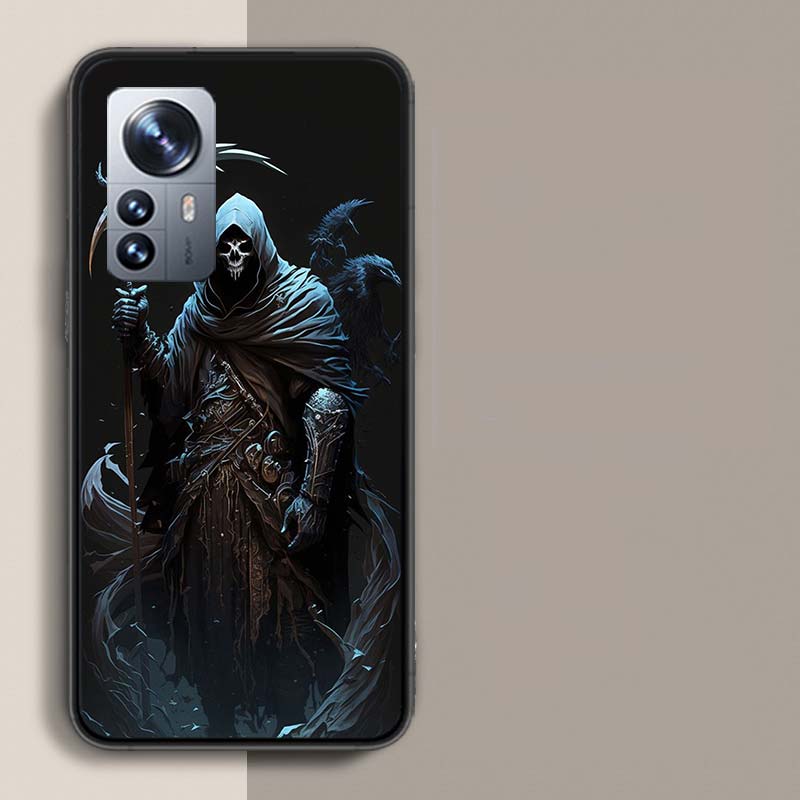 

Чехол для телефона Смерть Жнец Череп для Redmi Note 15 Pro 5G 14 13 12 Pro Plus 11 11T 11E 11S 10 Pro 10S 9 9S Чехол Сотовый Прозрачный wi Redmi Note 15 4G