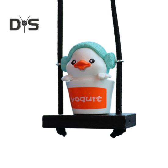 

Желтая утка автомобильный кулон из смолы экологически чистый веселый безопасный милый автомобильный кулон украшение интерьера