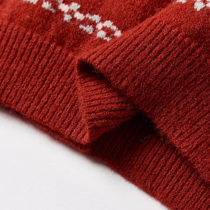 Xiangying Women's Fair Isle Knit Sweater