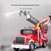Large Kids' Toy Car: Engineering Vehicle with Water-Spraying Fire Truck, Sound & Light, Storytelling Feature