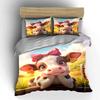 Cartoon Animal Gift Set Multiple Sizes Kid'S And Adults' Bedroom Exquisite 3Pc Bedding Set, Gift