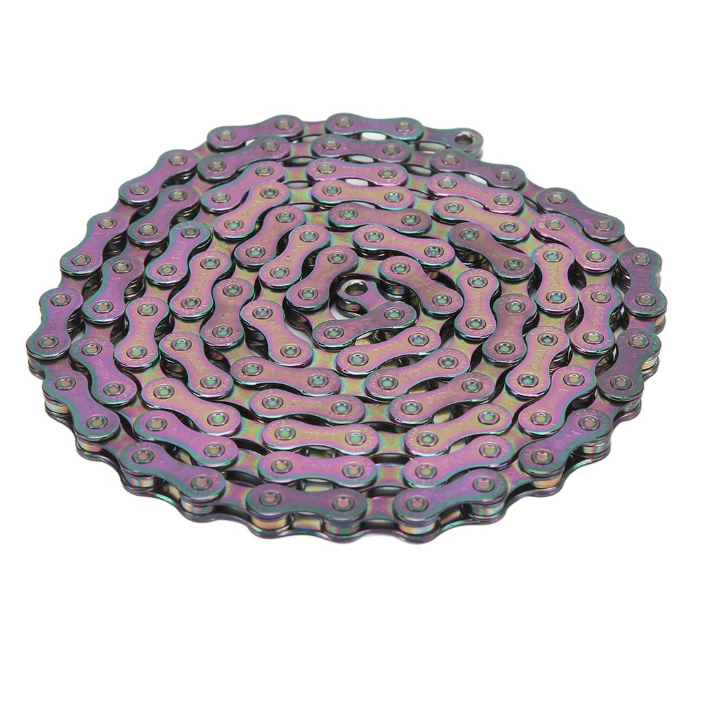 Colorful 10 Speed Bicycle Chains High Carbon Steel 116 Links Bike Chains for Road Mountain Bike