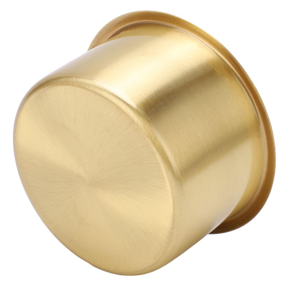 Stainless Steel Drink Bottle Stand Brass Plating Bottle Mount Universal Cup Holder  Yacht