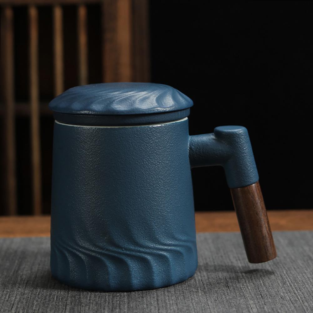 Beautiful Large Tea Mug With Filter Color Changing Mug Cup Cute Mugs Coffee Cups Christmas Mugs Set Thermal Original Ceramic Lid