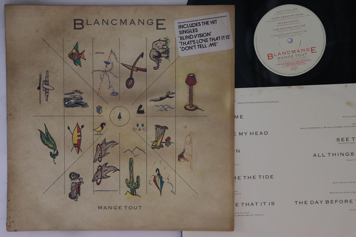 

LP Record BLANCMANGE - Mange Tout SH8554 LONDON 1984 UK Rock Used