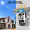 Dual-Lens Solar HD 4G Surveillance Camera with Full-Color Night Vision