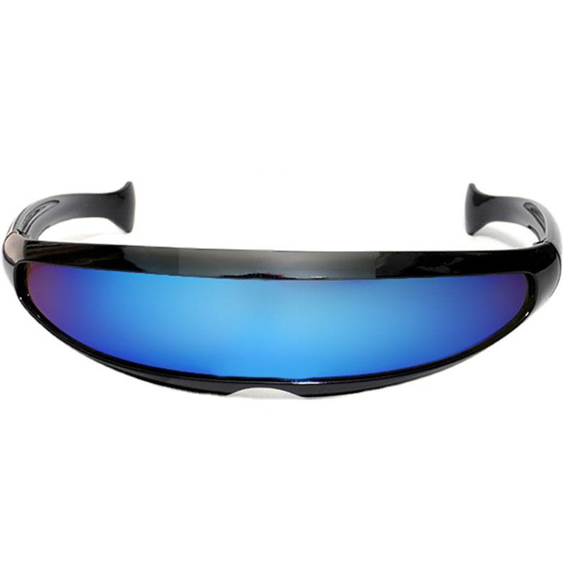 New Cyberpunk Sunglasses Women Men Futuristic UV400 Protection Vintage Designer Shades Gafas De Sol