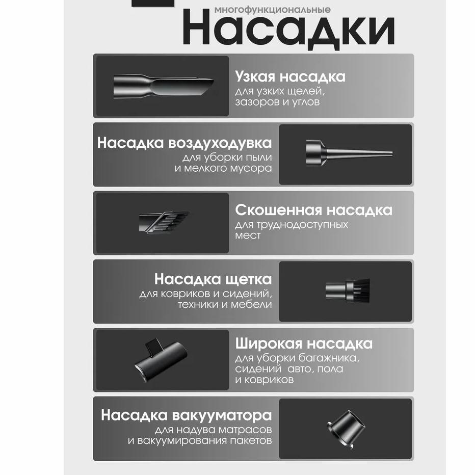 Wireless powerful car vacuum cleaner