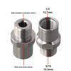 Bike Pedal Adapters Stainless Steel Pedal Adapter Fit 1/2 Inch Pedals And 9/16 Inch Cranks Cycling Accessories