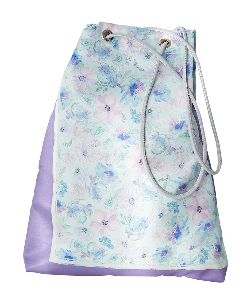 ROPE' PICNIC Passage HitoHana x ROPE' PICNIC Scarf Print Tote & Shoulder Bag, Women's, GIX32020, Light Green (33)