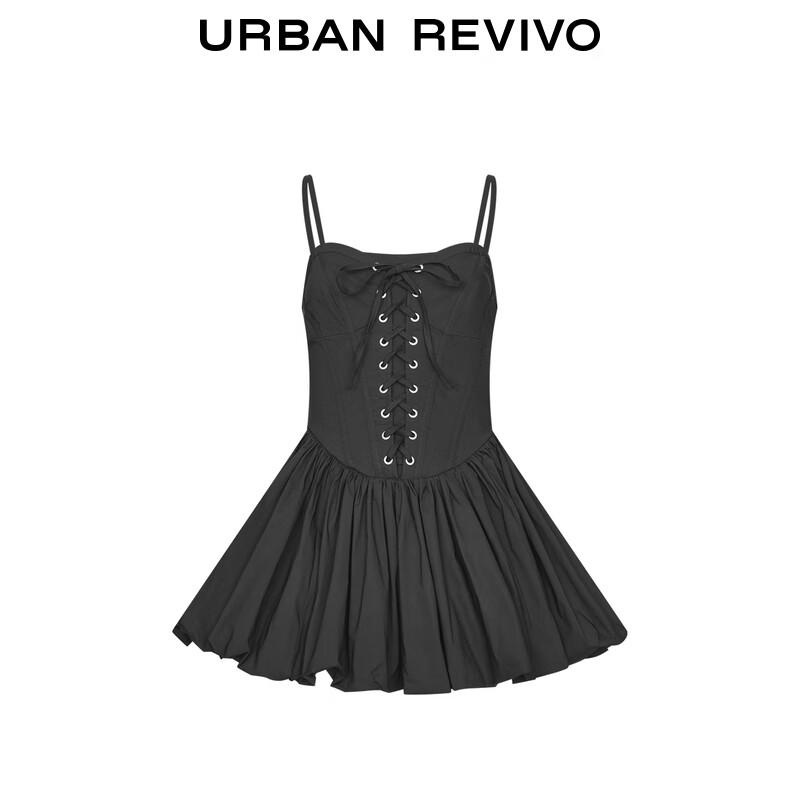 UR Women's Fashion Strappy Bow-Knot Mini Dress