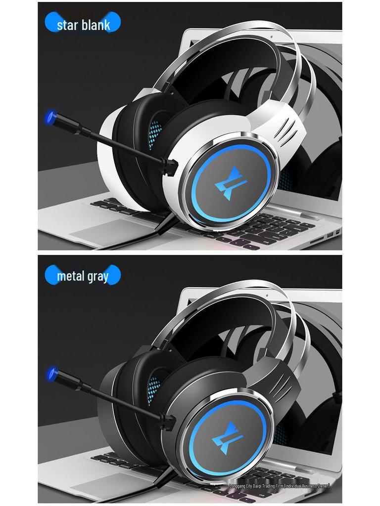 USB Over-Ear Headphones with Microphone for English Listening & Speaking Exams – Ideal for Middle & High School Online Classes