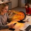 6 Inch Mini Desk Heater 200W Portable Personal Heater Energy Saving Safe Heating Overheat Protection For Office Home, Bedroom