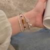 Cat's Eye Stone Beaded Simple Hand Chain Women's Luxury Minimalist Elegant High-End New Style Jewelry