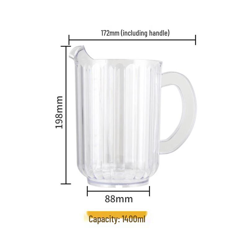 Zhishi Commercial Acrylic Plastic Beer Mug