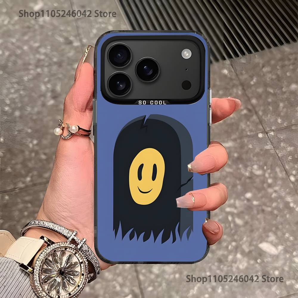 P-Poshlaya M-Molly Band For Black Candy Matte Cover iPhone 17,16,15,14,13,12,11,Pro,MAX,Plus