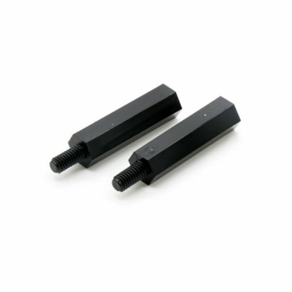 260pcs M3 Nylon Hex Spacer Screw Nut Assortment Kit Standoff Plastic Black