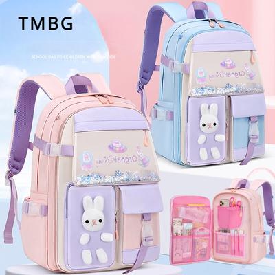 Moda Quicksand Refrigerador Puerta Abierta Mochila Escolar Primaria Junior High School Girl's Mochila para Grado 1 3 6 9 Niños Mochila de Viaje de Ocio