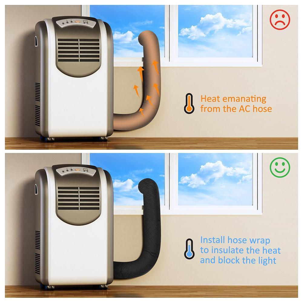 Universal Portable Air Conditioner Hose Cover Exhaust Pipe Protection Cover Waterproof Dustproof Heat Insulation Wrap Cover